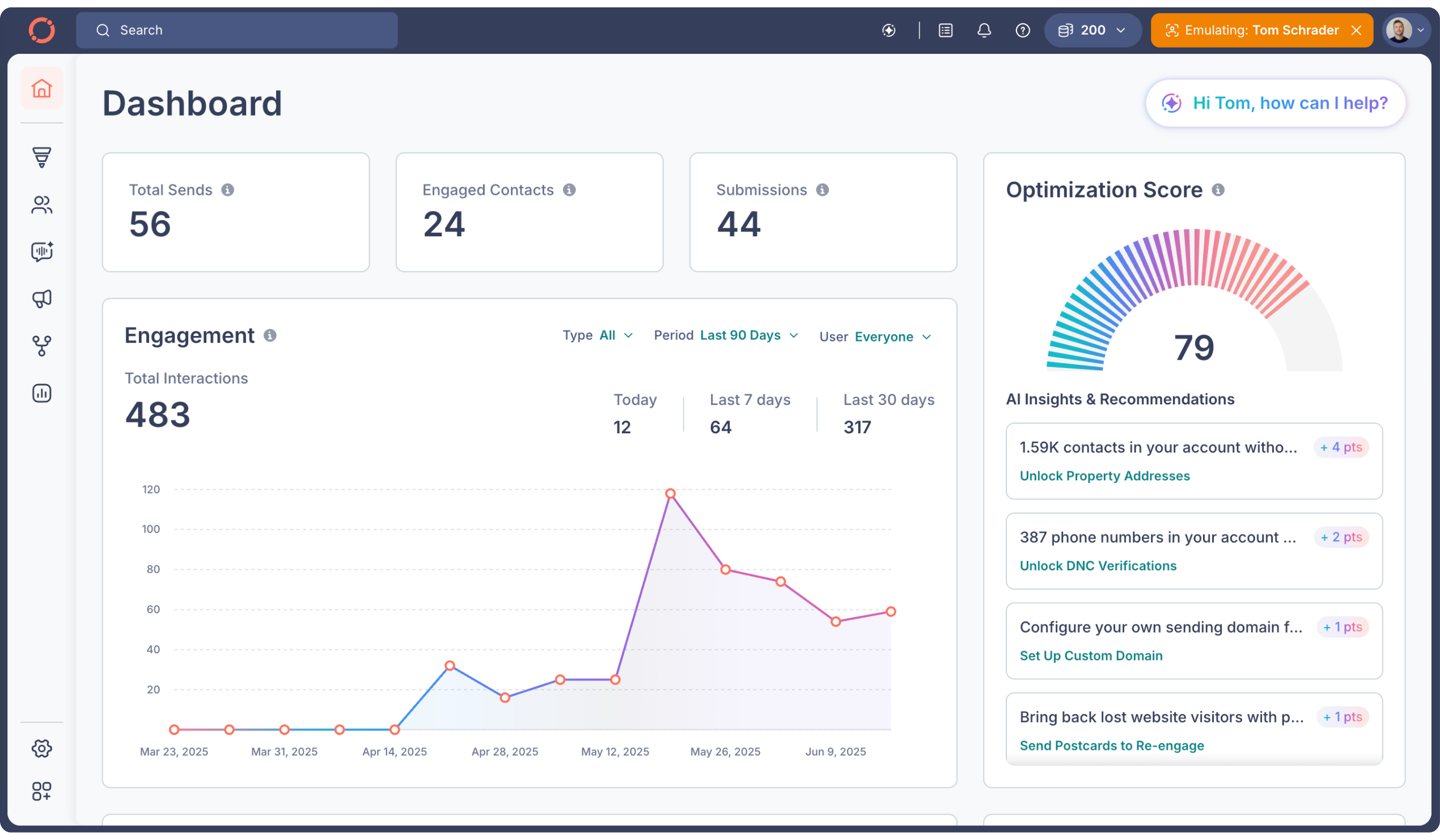 Fello 3.0 - Home Dashboard