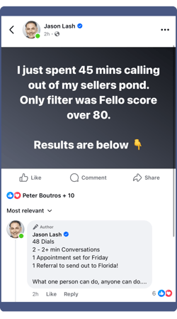Jason Lash - Lead Score FB Post