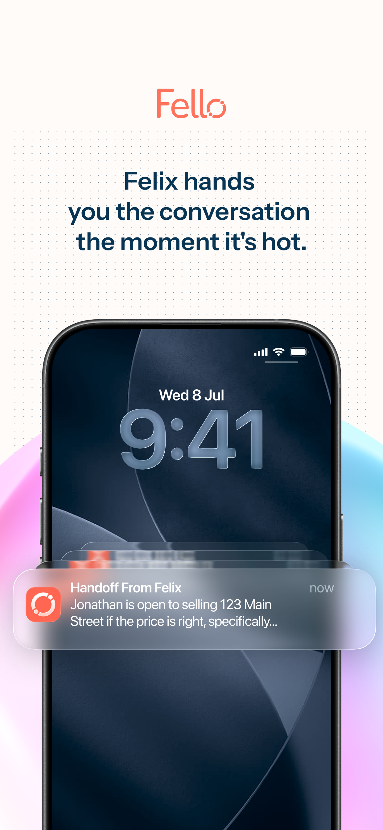The Fello app on iPhone
